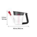 OXO Good Grips grosse Fett-Trennkanne,– spülmaschinenfeste Sossenkanne für Bratensaft und mehr – Bild 3