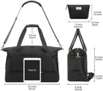 ETRONIK Reisetasche für Frauen, Gym Duffel Bag mit USB-Ladeanschluss, Weekender Overnight Bag mit Nassfach und Schuhfach für Frauen Travel Gym täglichen Gebrauch – Bild 6