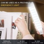 Schrankbeleuchtung LED 2-3 Stück Lampen Ohne Bohren mit Bewegungsmelder Innen, Unterbauleuchte Batteriebetrieben, Nachtlicht Vitrinenbeleuchtung mit Akku für Kleiderschrank, Küche, TreppeKofferraum, RV – Bild 4