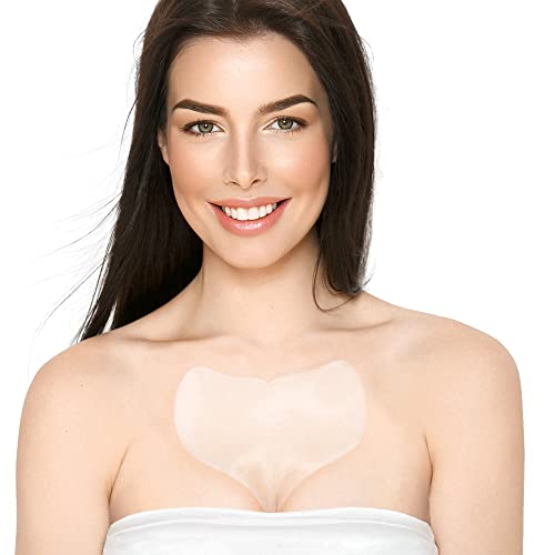 41wboTCTVoL.jpg Antifalten Dekolleté Pads - Anti-Aging Hautstraffung &Feuchtigkeitsspendende Faltenvorbeugung - Hautverträgliche Silikon-Pflegepads - Wiederverwendbar über Nacht für Glatteres Haut – Bild 1