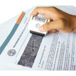 Datenschutz Rollstempel - Identitätsdiebstahlschutz-Rollenstempel - Rollstempel Datenschutz und Camouflage für Vertrauliche ID - + Gratis E-Book - Blackout Sicherheit – Bild 5