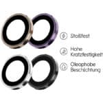RhinoShield Schutz für Smartphone-Kamera kompatibel  Fingerabdruck- und kratzresistentes Schutzglas mit Aluminium Ring für hohe optische Klarheit – Bild 2