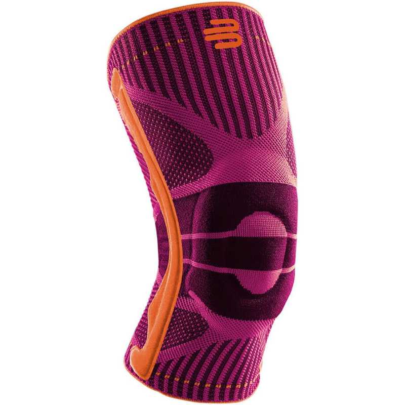 pink Bauerfeind Kniebandage „Knee Support“ mit Silikonring, Rechts & links tragbar – Bild 1