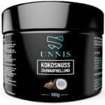 Unnis® Natürliche Kokosnuss Aktivkohle Pulver Zahnaufhellung für Weisse Zähne Bleaching Aktivkohle Zahnpasta Activated Charcoal powder Teeth Whitening