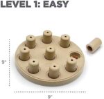 Outward Hound Nina Ottosson by Dog Smart Tan Composite Interactive Treat Puzzle Dog Toy – Bild 6