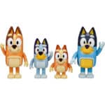 Bluey and Family Bingo, Bandit and Chilli 4 Figure pack - Bluey and Friends: Bluey, Coco, Snickers and Honey 4 Figure Pack – Bild 2