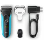 Braun Series 3 ProSkin Rasierer Herren, Elektrorasierer mit Präzisionstrimmer, wiederaufladbarer und kabelloser elektrischer Rasierer, 45 Min Laufzeit, Wet&Dry, Geschenk Mann – Bild 5