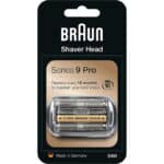 Braun Series 9 Pro Scherkopf, Elektrorasierer, Ersatzscherteil kompatibel mit Rasierer Herren Serie 9 Pro, 94M, chrom, 1er Pack