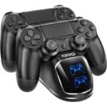 PS4 Controller Ladestation, Playstation 4 Controller Ladestation mit 1,8 Stunden Ladechip, PS4 Charger Dock Staion, Controller Ladestation für Sony Playstation 4/PS4/Pro/PS4 Slim Controller