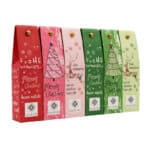 LEO & LILO Kleiner Weihnachtsgruss, Geschenkset mit 6 Naturkosmetik Handcremes in zauberhafter Verpackung