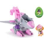 PAW PATROL Dino Rescue Skyes Basis Fahrzeug mit Rückzieh-Mechanismus, inklusive Hundefigur und Überraschungs-Dino, Spielzeug für Kinder ab 3 Jahren – Bild 6