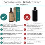 BIO HYALURON SERUM +B5| Hyaluronsäure Hochdosiert | 4-Fach Anti-Falten - 100ml | Frei von Alkohol &Parfüm | Vegan | Hyaluronsäure Serum - Gesichtsserum | Anti-Aging Gesichtscreme | Made in Germany – Bild 3