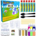Desire Deluxe Schleim Set (30 teilig) zum selber Machen, ideales Slime Spielzeug für Kinder ab 3 4 5 6 7 8 9 10 Jahren, Wissenschaft Lernspiel, Geschenk für Jungen und Mädchen