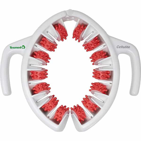 TESMED Cellulite Massagegerät, Klinisch Nachgewiesene Wirksamkeit, Made in Italy, Anti Cellulite Massagegerät mit Rollen, welche die Haut heben, straffen und glätten. Patentiert