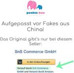 Pookie Boo Premium Baby Hand und Fussabdruck Set selber machen - mit Echtholz Bilderrahmen, Acrylglas & Platzhalter für 2 Babyfotos - Perfekte Geschenkidee für Kleinkinder, Väter und Mütter – Bild 6
