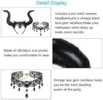 LAMEK Damen Halloween Maskerade Cosplay – Bild 6