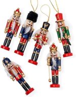 The Twiddlers 6 Traditionelle Weihnachts Nussknacker aus Holz, 13cm - Christbaumschmuck Weihnachtsschmuck – Bild 8