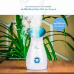 Pure Daily Care Nano-Dampfgarer Grosser 3-in-1-Nano-Ionen-Gesichtsdampfer mit präziser Temperaturregelung; 30 Minuten Dampfzeit; Luftbefeuchter; Verstopfte Poren; Mitesser; Spa-Qualität; 5-teilige – Bild 8