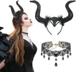 LAMEK Damen Halloween Maskerade Cosplay