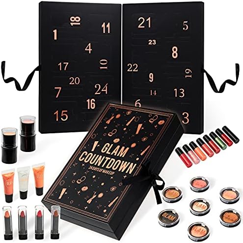 51gDjP2zi9L._AC_.jpg KreativeKraft Adventskalender 2023 Beauty Make Up Set für Damen und Teenager Mädchen Weihnachtsadventskalender Schminke – Bild 1