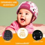 SafeheadBABY Weicher Lauflernhelm für Babys, Babyhelm Sporty, Kopfschutz für Babys, Kopfumfang 40-52 cm – Bild 3