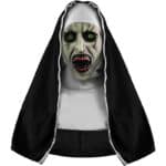 FUFRE Halloween Maske, The Nonne Maske, Halloween Masken Horror Totenkopf Maske Latex Nonne Maske Halloween Schädel Maske für Halloween Kostüm Cosplay Party Totenkopf Halloween Deko