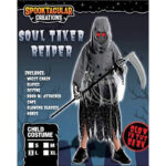 Spooktacular Creations Soul Taker Kind Sensenmann Kostüm mit leuchtenden Augen für Halloween Trick-or-Treating – Bild 2