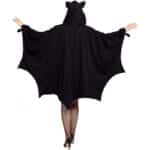 Spooktacular Creations Damen Schwarz Fledermaus Reissverschluss Hoodie Halloween Kostüm für Erwachsene – Bild 4