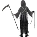 Spooktacular Creations Soul Taker Kind Sensenmann Kostüm mit leuchtenden Augen für Halloween Trick-or-Treating – Bild 5