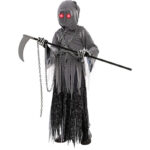 Spooktacular Creations Soul Taker Kind Sensenmann Kostüm mit leuchtenden Augen für Halloween Trick-or-Treating – Bild 6