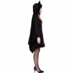 Spooktacular Creations Damen Schwarz Fledermaus Reissverschluss Hoodie Halloween Kostüm für Erwachsene – Bild 7