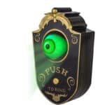 Rhein Beleuchtung Augapfel Türklingel,Gruselige Türklingel Halloween Türklingel,Animierter Augapfel mit Spooky Sounds,Halloween Party Requisite