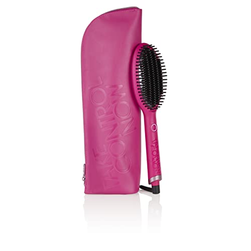 311fBafsJ0L.jpg ghd glide pink Hot Brush, Glättbürste mit Keramikheiztechnologie und Ionisator, Orchid Pink, Limited Edition – Bild 1