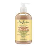 Sheamoisture Jamaican Black Castor Oil ohne Silikone oder Sulfate Strengthen & Restore Conditioner für chemisch behandeltes, hitzegestyltes oder natürliches Haar, 384 ml