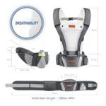 Babytrage ab 6 monate, besrey Baby Trage vorwärts Tragen, Hüftsitz baby, baby carrier, Baby Tragegurt, Baby Tragehilfe Kindertrage – Bild 6