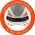 manduca Babytrage XT – All-In-One Babytrage für Neugeborene ab 3,5 kg und Kleinkinder bis 20 kg – ergonomische Kindertrage mit verstellbarem Steg – Einheitsgrösse – Bild 11