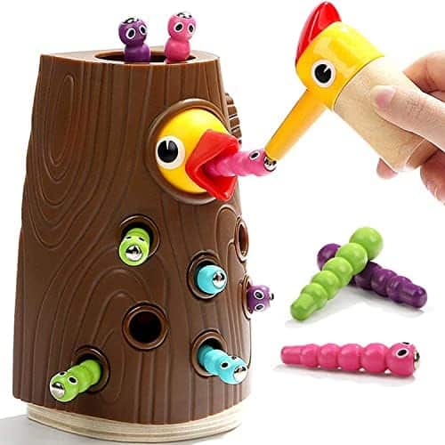 51XQNQQLZXL._AC_.jpg Nene Toys Vögelchen Füttern Lernspiel – Magnetisches, Pädagogisches Spielzeug für Kinder ab 2 Jahre – Feinmotorik, Farberkennung und Verantwortungsspiel für Jungen und Mädchen – Bild 1