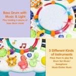 Fajiabao Baby Spielzeug Ab 1 Jahr - 6 in 1 Spieltisch Spielzeug Kinderspielzeug ab 1 2 Jahre 9 Monate Weihnachten Geschenke Kinder Mädchen Jungen Activity Center Baby Musikspielzeug – Bild 5