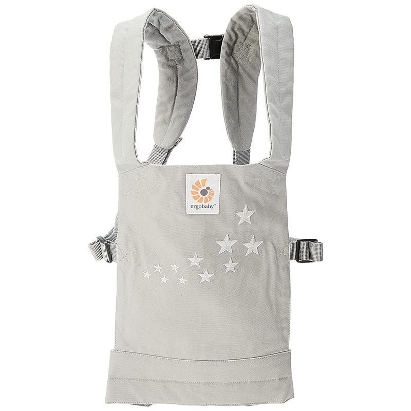 ergo1 Ergobaby Puppentrage Kinder-Spielzeug, Galaxy Grau Tragetasche für Baby Puppe, 100% Baumwolle – Bild 1