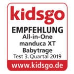 manduca Babytrage XT – All-In-One Babytrage für Neugeborene ab 3,5 kg und Kleinkinder bis 20 kg – ergonomische Kindertrage mit verstellbarem Steg – Einheitsgrösse – Bild 9