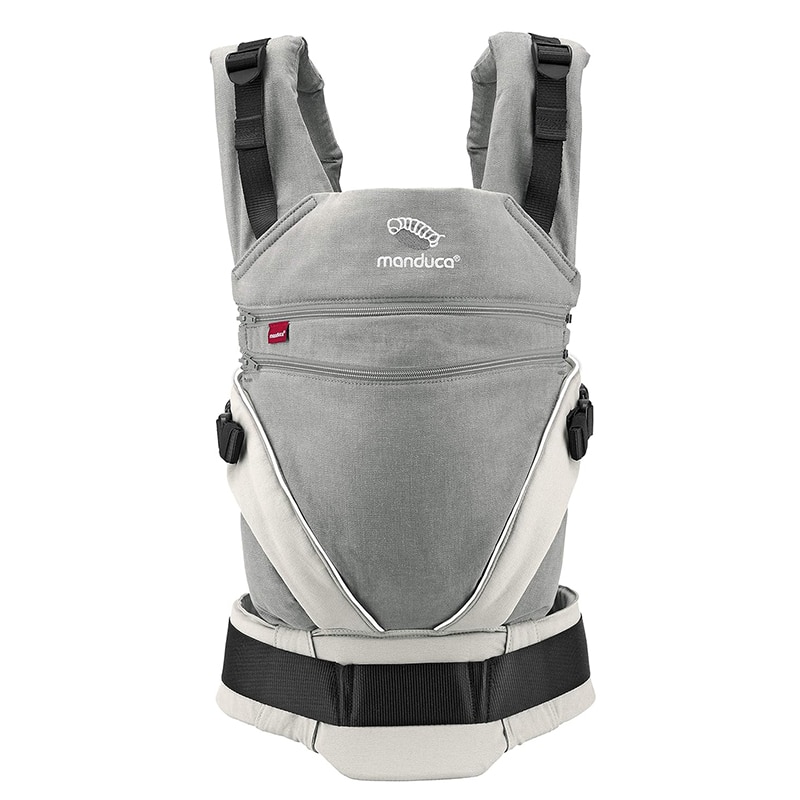 manduca1 manduca Babytrage XT – All-In-One Babytrage für Neugeborene ab 3,5 kg und Kleinkinder bis 20 kg – ergonomische Kindertrage mit verstellbarem Steg – Einheitsgrösse – Bild 1