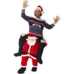 Morph MCPBSA Weihnachtsmann Santa Huckepack Kostüm für Erwachsene, lustiges Weihnachtskostüm Herren Damen, Einheitsgrösse – Bild 3