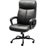 BASETBL Chair Schaumstoff Bürostuhl Schreibtischstuhl Ergonomisch Stoff Chefsessel mit gepolsterter Armlehne und weiche Kopfstütze, Rückenlehne, drehbar und Wippfunktion,Höhenverstellbar