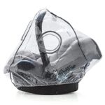 Universal Komfort Regenschutz für Babyschale (z.B. Maxi-Cosi/Cybex/Römer) - gute Luftzirkulation, verschliessbares Kontakt-Fenster