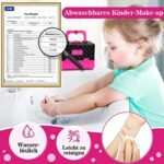 Kinderschminke Set – Schminkkoffer für Mädchen, Kinder Make-up Spielzeug ab 4 Jahren, Geschenk zu Geburtstag, Weihnachten & Halloween – Bild 3