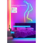 Beaeet Neon LED Strip, RGBIC Neon LED Streifen mit App-Steuerung, Funktioniert mit Alexa und Google Assistant – Bild 5