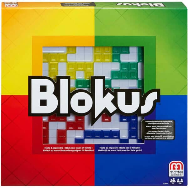 Mattel Games Blokus Spiel, Brettspiel für die Familie