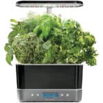 AeroGarden Harvest Elite Hydrokultursystem für den Innenbereich, mit LED-Wachstumslicht und Kräuter-Set, hält bis zu 6 Kapseln