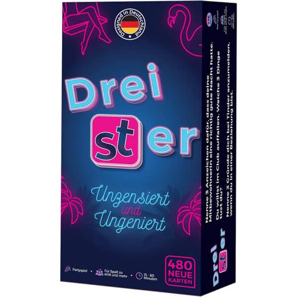 DREISTER Gesellschaftsspiele - UNZENSIERT UND UNGENIERT | Explosive ENTHÜLLUNGEN | DAS ORIGINAL - Spiele für Erwachsene - Designed in Deutschland