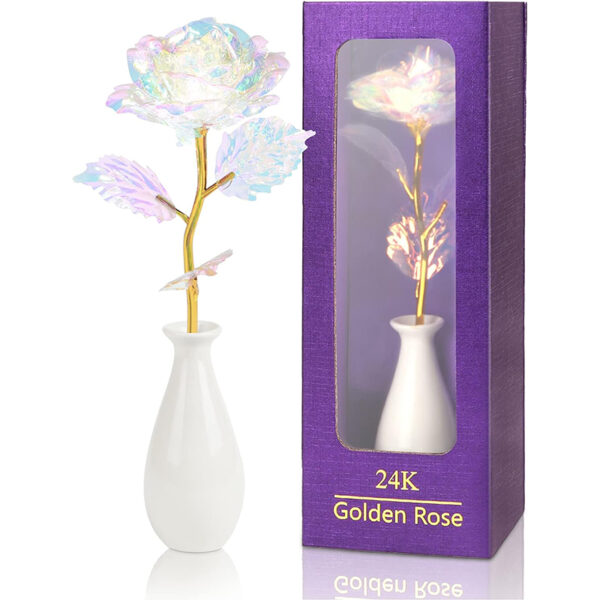 24K Goldene Ewige Rose